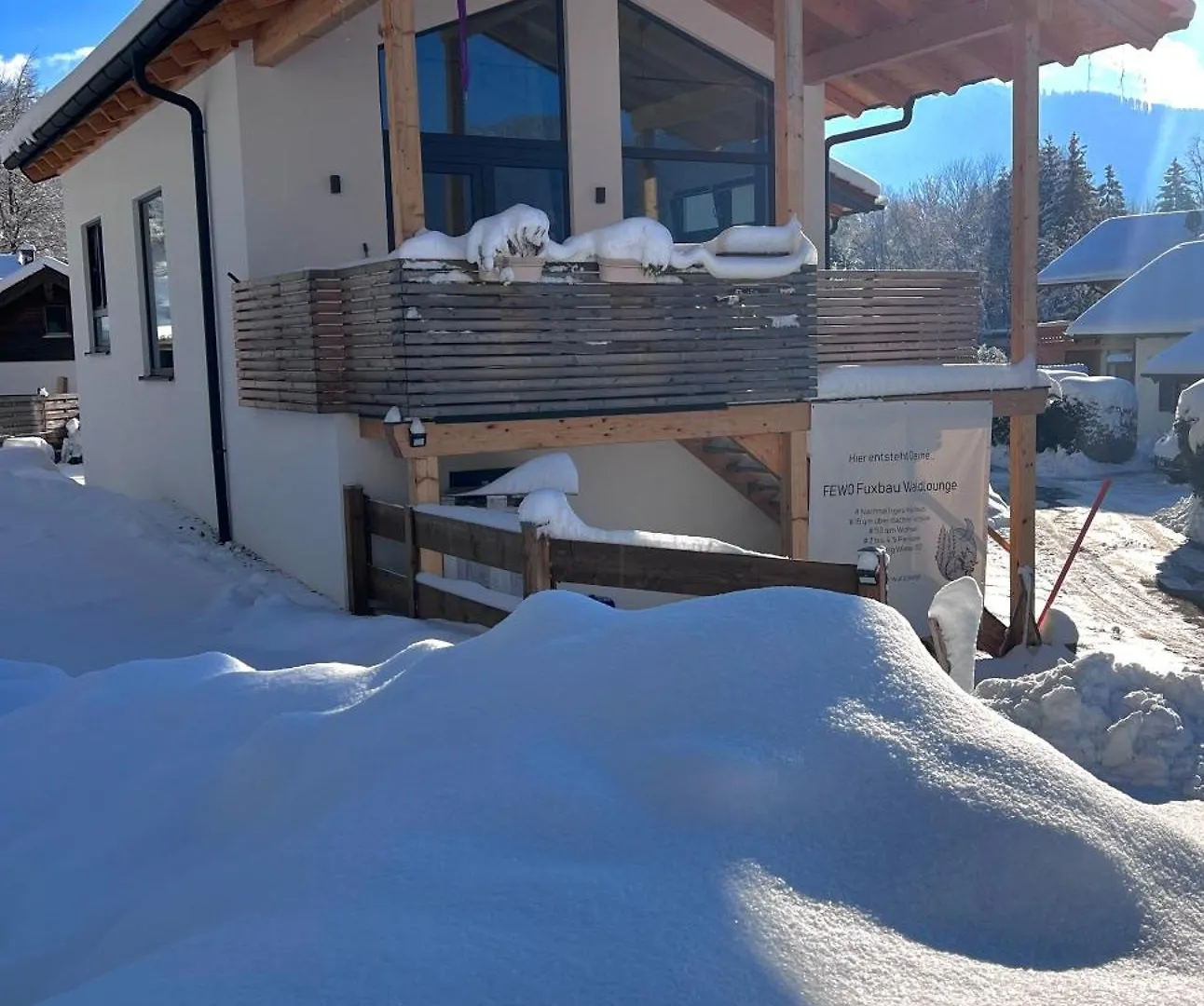 Ferienhaus Villa Fuxbau Waldlounge Ruhpolding